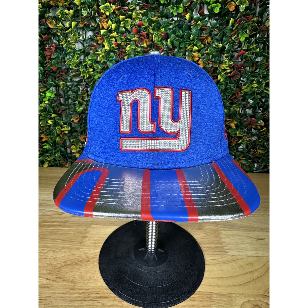 New York Giants NFL Draft 2017 New Era 9Fifty Snapback Hat NY‎ Blue Red Silver